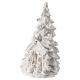 Christmas tree with white resin Nativity 10 cm s2