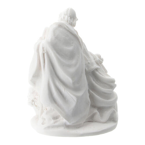 Statue Heilige Familie aus Harz in weiß, 5 cm 2