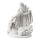 Statue Heilige Familie aus Harz in weiß, 5 cm s1