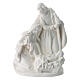 Holy Family white resin 5 cm s1