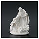 Holy Family white resin 5 cm s2