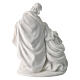 Holy Family white resin 5 cm s6