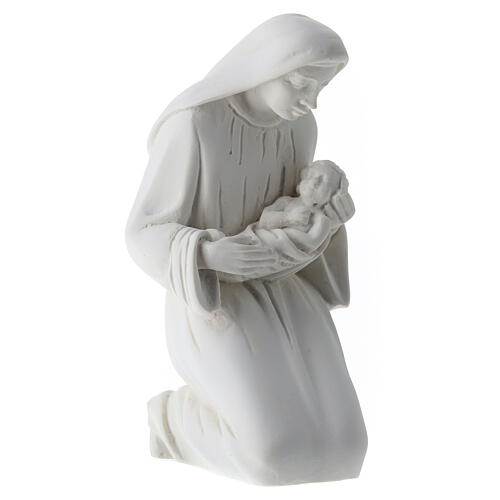 Natividad resina blanca 15 cm 2