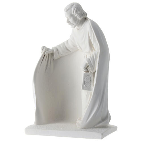 Natividad resina blanca 15 cm 3