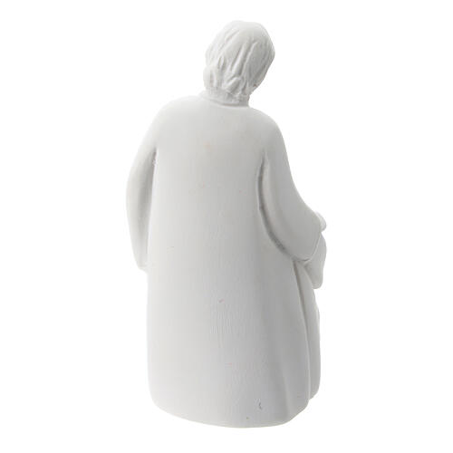 Statue im klassischen Stil Heilige Familie in weiß, 5 cm 2
