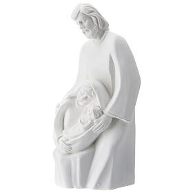 Geburt von Jesus Figur aus weißem Harz, 10 cm