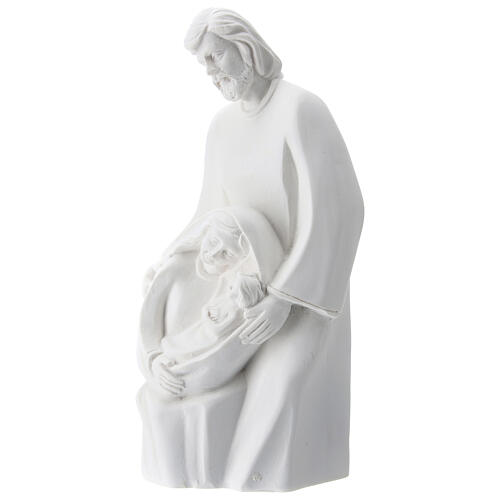 Geburt von Jesus Figur aus weißem Harz, 10 cm 2
