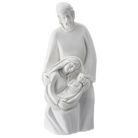 Nativity Composition in white resom 10 cm