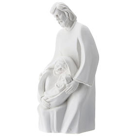 Nativity Composition in white resom 10 cm