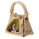Resin handbag with Holy Family 5 cm s2