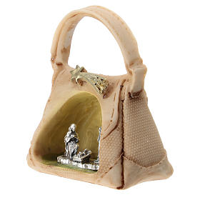 Sagrada Família em metal numa bolsa 5 cm