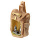 Resin backpack with metal Nativity 5 cm s2