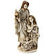 Holy Family statue in resin with stars, 15 cm s1