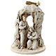 Holy Family with grotto in resin, 10 cm s1