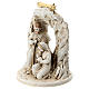 Holy Family with grotto in resin, 10 cm s2