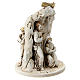 Holy Family with grotto in resin, 10 cm s3