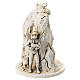 Holy Family with grotto in resin, 10 cm s4