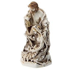 Sagrada Família resina 10 cm com estrelas