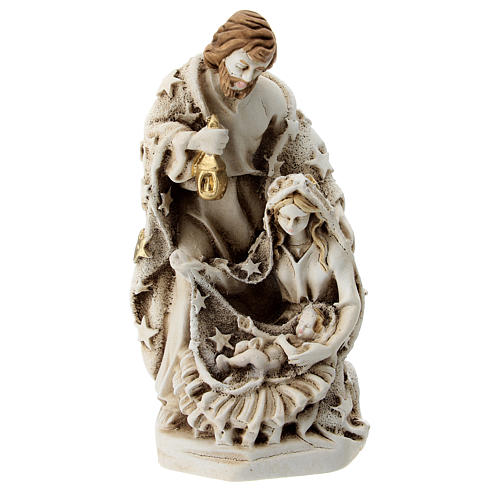 Sagrada Família resina 10 cm com estrelas 1