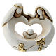 Sagrada Família estilo árabe coração resina 5 cm s1