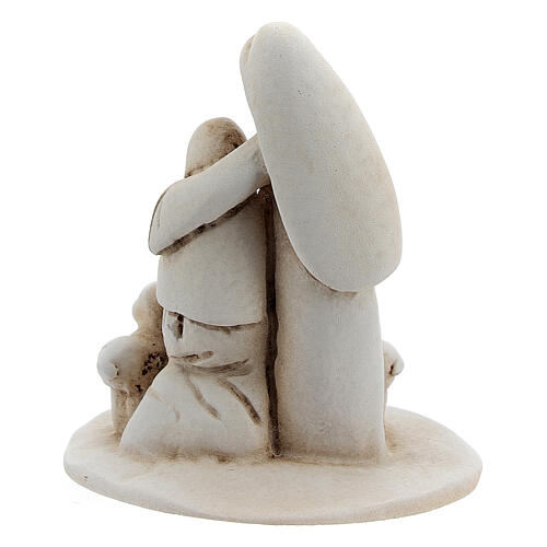 Resin Holy Family statue with sheep, Arab style 5 cm 4