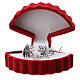Nativity box set folding fan shape with red velvet s1