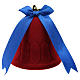 Cofre campana terciopelo rojo con natividad s3