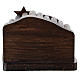Peg stable with wood and metal Nativity set, 5 cm s3
