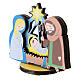 Holy Family printed wood 5 cm s2