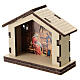 Sacred Family printed on wooden house s2