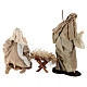 STOCK Holy family in natural style 50 cm in resin s5