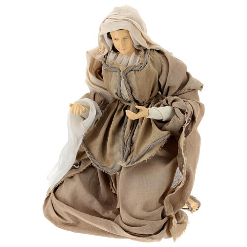 STOCK Holy family figurines in natural style 50 cm resin 2