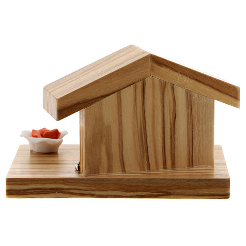 Minikrippe, Heilige Familie und Rose, 5 cm 4