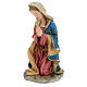 Holy Family nativity set 50 cm colored resin 5 pcs s4