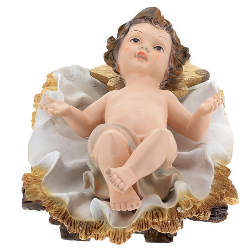 STOCK Natività 5 pz in resina dipinta 85 cm 2