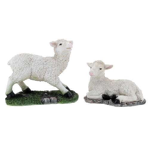 STOCK Natività 5 pz in resina dipinta 85 cm 6