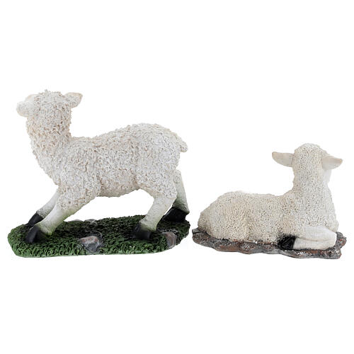 STOCK Natività 5 pz in resina dipinta 85 cm 9
