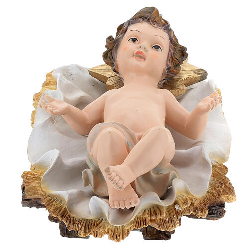 STOCK Painted Holy Family set of 5 resin 85 cm 2