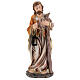 STOCK Painted Holy Family set of 5 resin 85 cm s4