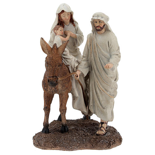 Christi Geburt aus Harz mit kleinem Esel , 20 cm 1