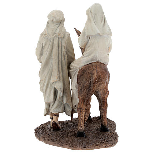 Christi Geburt aus Harz mit kleinem Esel , 20 cm 5