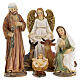 Holy Family statues 6 pcs 12 cm s1