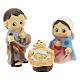 Kids nativity set 5 pcs 10 cm s2