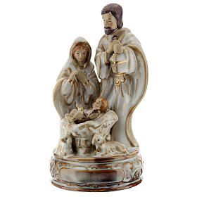 Holy Family music box 22 cm beige color