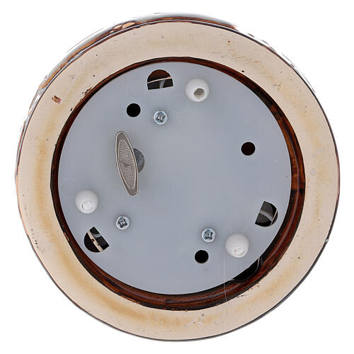 Christi Geburt-Glockenspiel aus farbiger Keramik, 22 cm 6