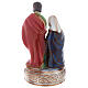 Holy Family music box 22 cm painted ceramic s5