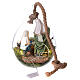 Holy Family in a glass drop 25 cm with lights for 16 cm Nativity Scene s4