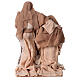 Natividad 30 cm resina y tejido color crema s4