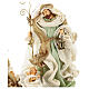 Heilige Familie venezianischer Stil aus Harz und Stoff, 40 cm s6