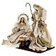 Nativity Scene set of 6, resin and fabric, Venetian style, 40 cm average height s4